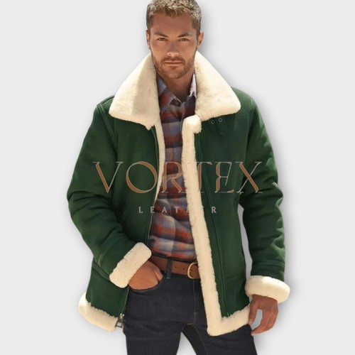 Giacca aviatore uomo shearling
