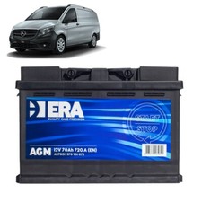 Batteria 70Ah A.G.M. per Mercedes Vito 109 110 111 114 116 119 CDI gasolio 2014+