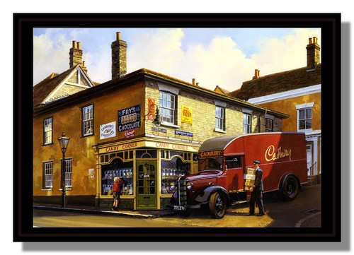 Cadbury bedford van - cadbury,