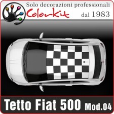 Adesivo tetto a scacchi 04