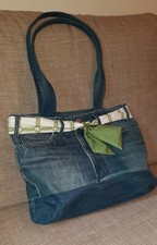 borsa donna jeans artigianale