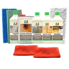 Kit restauro parquet legno verniciato lucido ravviva e protegge senza carteggio