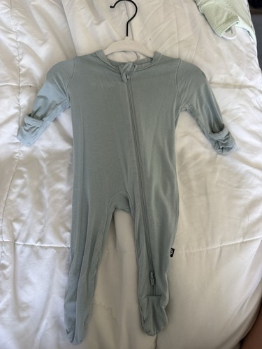 Kyte baby blu bambù maglia - kyte,