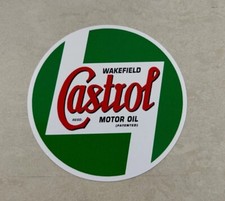 Adesivo olio motore CASTROL Wakefield - auto d'epoca - diametro 200 mm