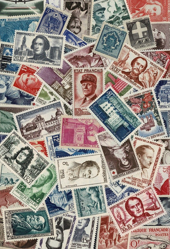 France collection timbres - france, de
