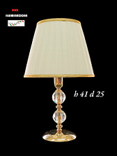 Lampada da comodino Elegante  cristallo venus 1 luce riporti oro
