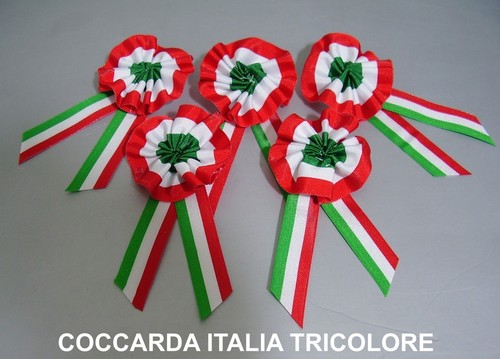 100 coccarda italia tricolore - 100,