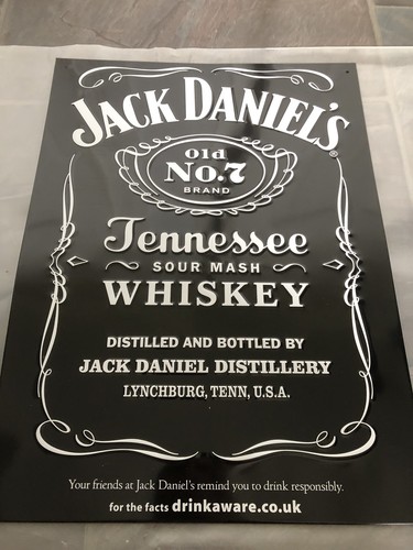 Official jack daniels tin - daniels,
