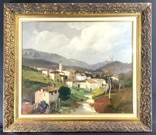 Dipinto olio paesaggio - dipinto, ad