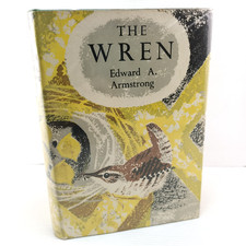The Wren Edward Armstrong 1955 1st Ed Ornithology Bird Vintage Hardcover Book