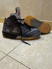 NIKE AIR JORDAN 5 - OFF WHITE n.42 - colore Grigio - usate solo per una uscita