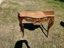 CONSOLE BAROCCHETTA DEGLI ANNI 40/50 IN LEGNO
