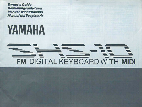 Yamaha shs keytar midi fm - shs-10,
