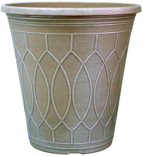 Fioriera plastica rotonda - in,