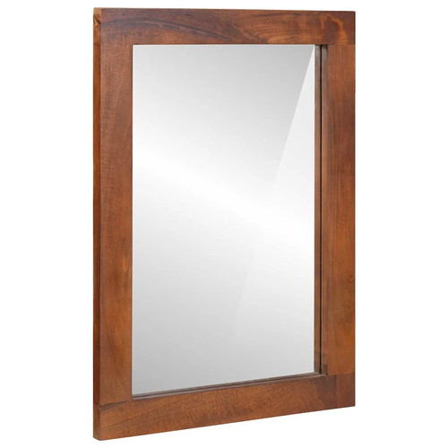 Specchio rettangolare marrone - rettangolare,