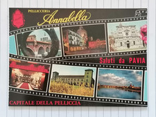 Cartolina saluti pavia - saluti,