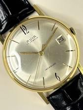 Orologio AVIA vintage anni '60 uomo manuale data oro vestito
