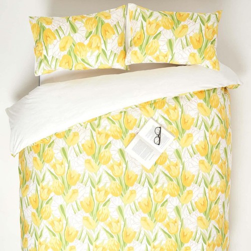 Set copripiumino cotone giallo - set,