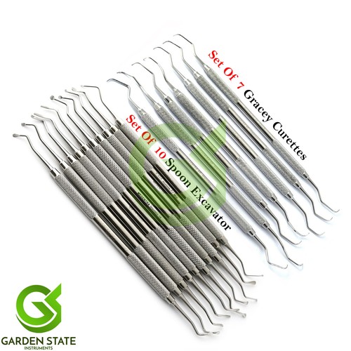 Pezzi curette dentali - 17,