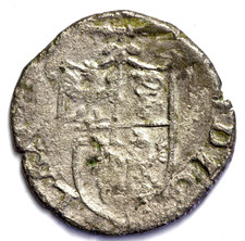 Milano Parpaiola Providentia Filippo III Argentatura Patina UNICA scudo spezzato