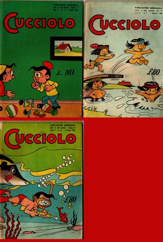 Cucciolo lotto di 3 - e,