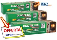 Diavolina CEPPO SPAZZACAMINO → Pulisci Camino Canna Fumaria ELIMINA la Fuliggine