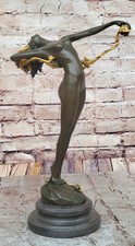 Scultura In Bronzo Art Nouveau