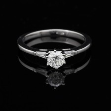 SOLITARIO ANELLO VINTAGE ORO