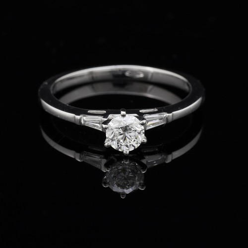 Solitario anello vintage oro - anello,