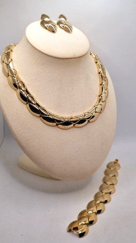 Parure dorata collana - parure,