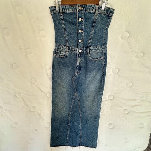 Abito midi zara denim taglia - abito,