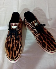 SCARPE GUCCI Leopardate Originali Vintage Uomo 44 / 45 (9g) ( GUCCI ORIGINALE ).