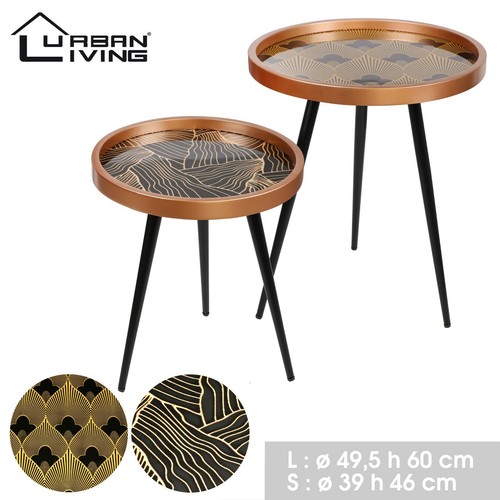 Tavolo rotondo art déco - tavolo,