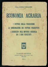 DRAGONI CARLO ECONOMIA AGRARIA