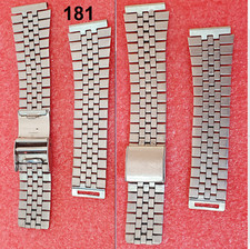 Cinturino acciaio ansa dritta 18 mm hong kong bracelet strap watch steel vintage