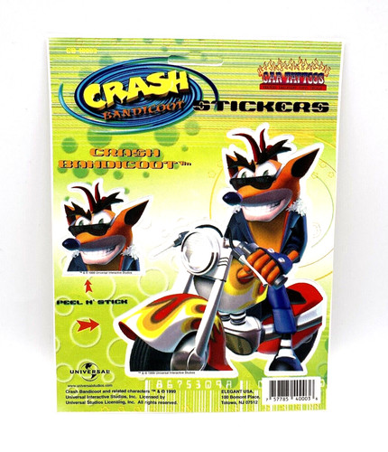 Adesivo crash bandicoot 1999 - bandicoot,
