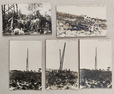 foto cartolina napoli torre del greco primi 900 cava lavori linea elettrica fp