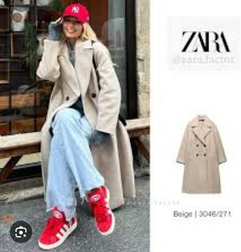 Cappotto zara nuovo donna ss24 - zara,