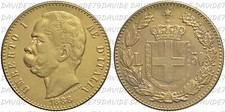 REGNO D'ITALIA - UMBERTO I - 50 LIRE ORO 1888 - RICONIO