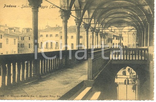 1907 padova loggia salone - loggia, su
