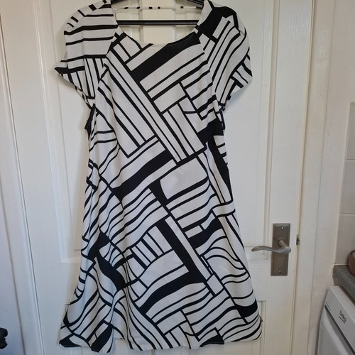 Abito donna zara nero bianco - abito,