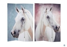 PARAVENTO IN LEGNO NERO SEPARE' DIVISORIO PARETE DIVISORIA SEPARE DIVISORE