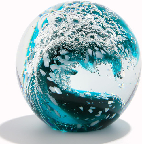 Ocean lovers crystal ball hand - ocean,