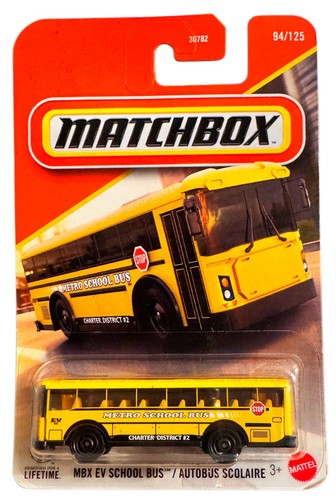 2026 matchbox mbx scuolabus - mbx, ev