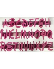 Lettera alfabeto disney fucsia - lettera,