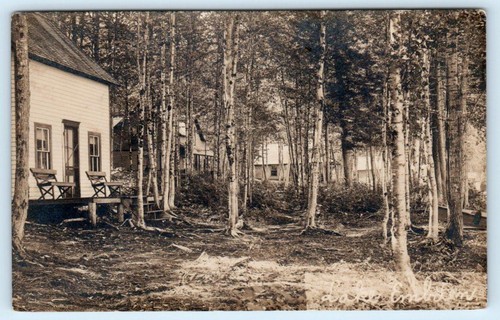 Cartolina rppc embden maine - embden,,