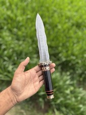 Coltello pugnale damascato