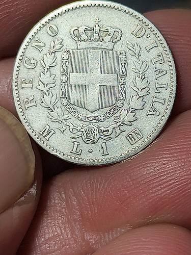 Moneta lira 1863 - lira,