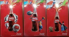 RARO Coca Cola 3 targhe metallo VINTAGE  "Vivi il lato della Vita"