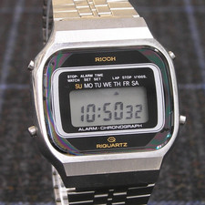 Orologio digitale anni 80 RICOH GIAPPONESE 823005 [Batteria Nuova] - Rarissimo importato